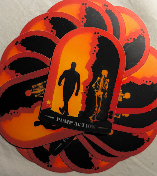 Tombstone Sticker