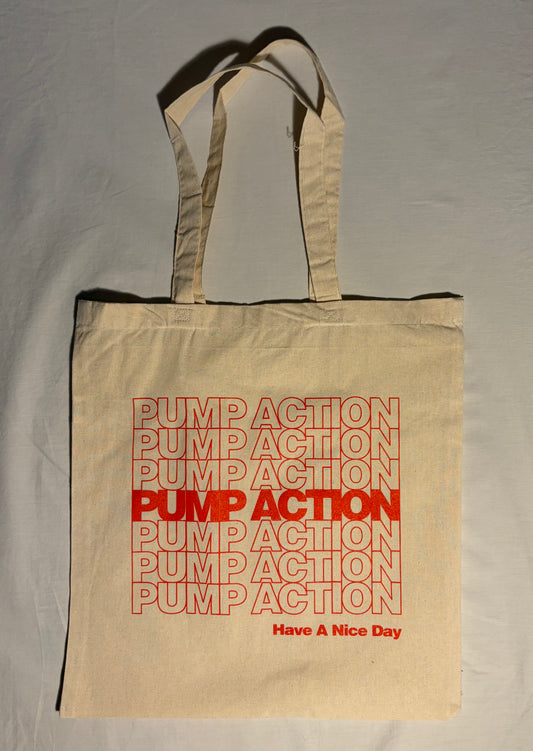Pump Action Tote Bag