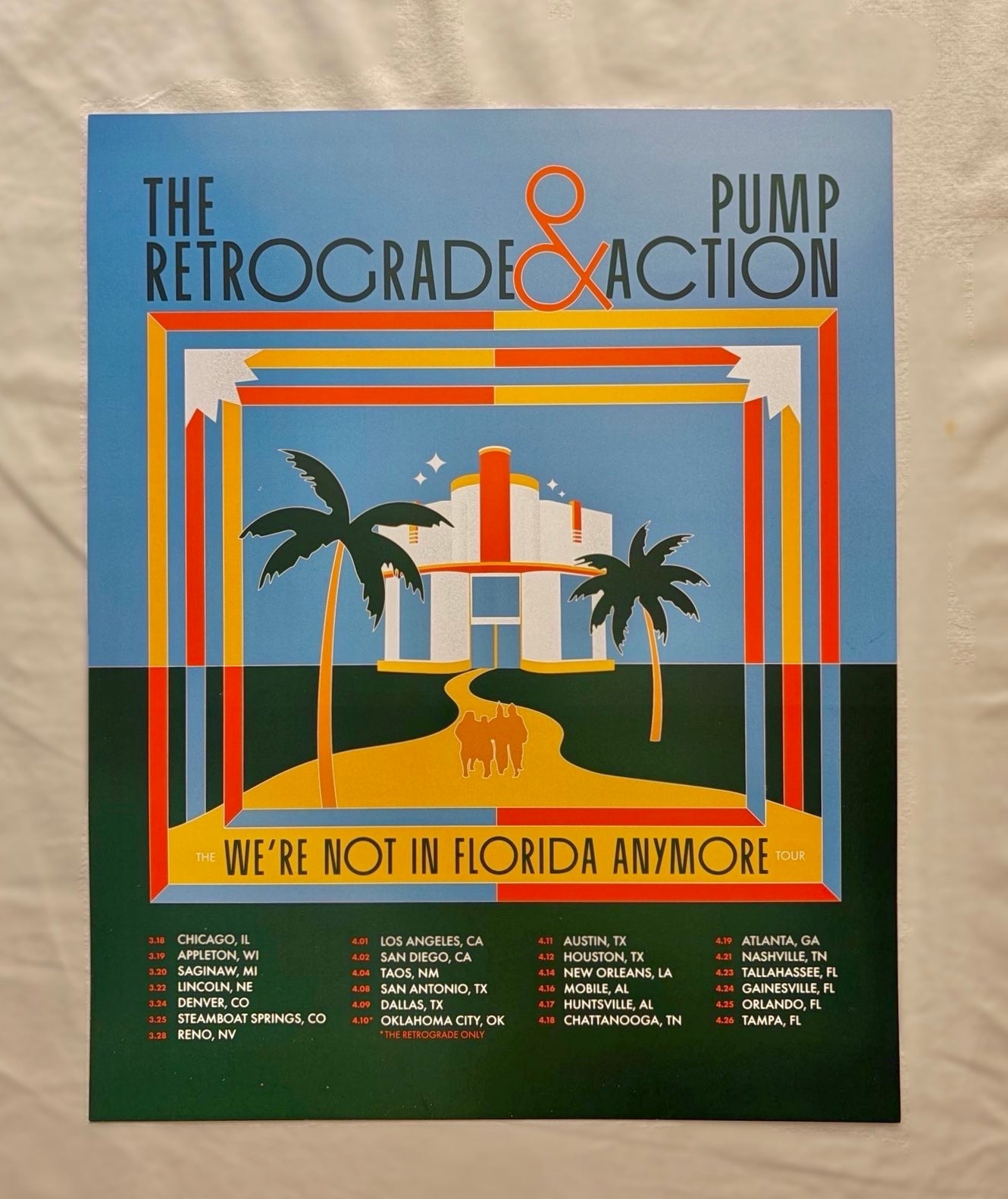 "We're Not In Florida Anymore" Tour Poster